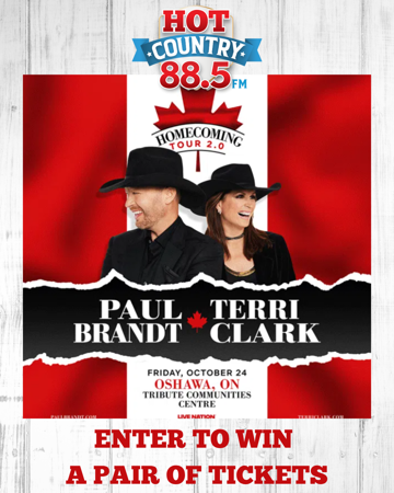 Enter to Win 2 Tickets to See Terri Clark & Paul Brandt at Tribute Communities Centre